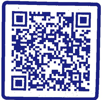 Colored qr government blue